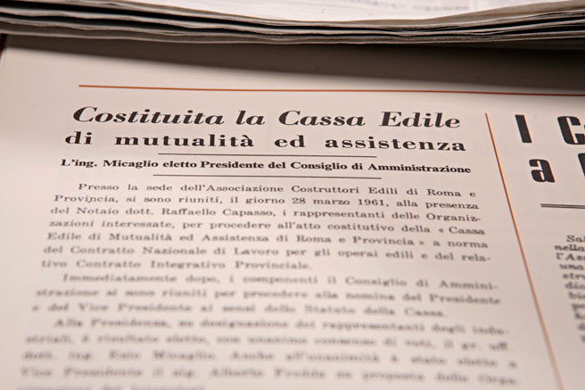 Scopri di più sull'articolo Le pubblicazioni della Cassa Edile di Roma e provincia